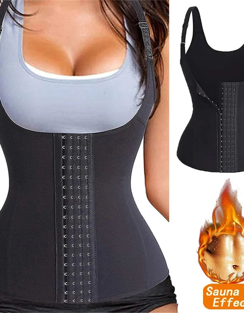 Load image into Gallery viewer, Women Shapewear Underbust Corset Body Shaper Latex Waist Trainer Steel Boned Corset Vest Waist Trainer Girdle Sport Workout
