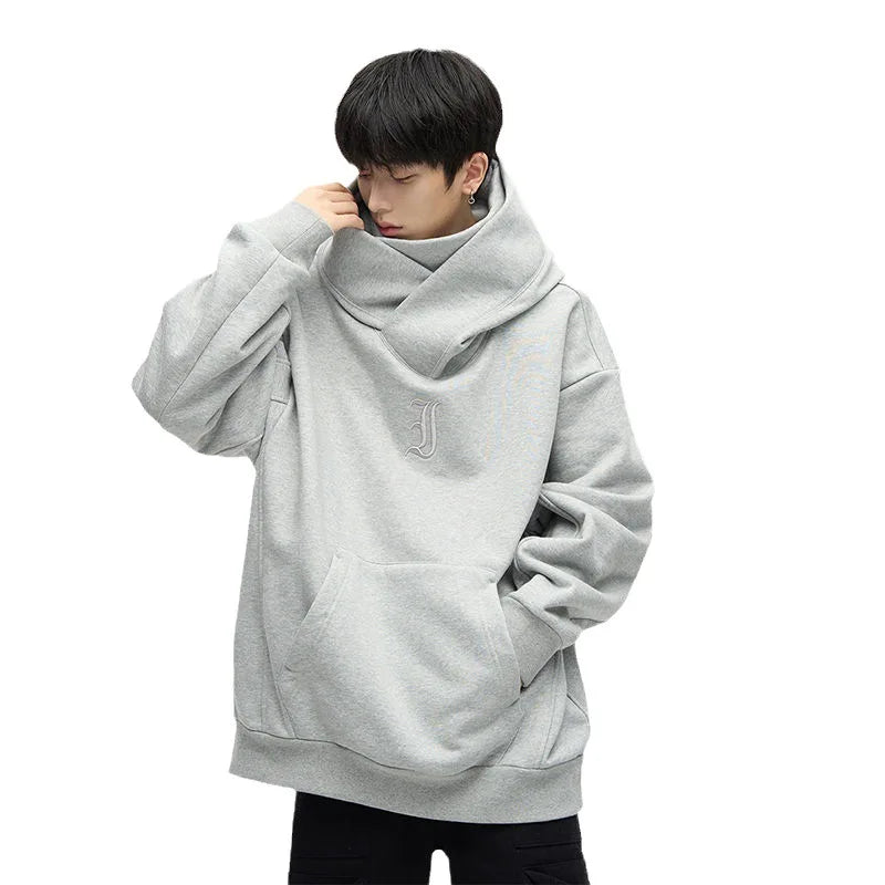 Autumn Ninja Streetwear Turtleneck Hoodies For Men