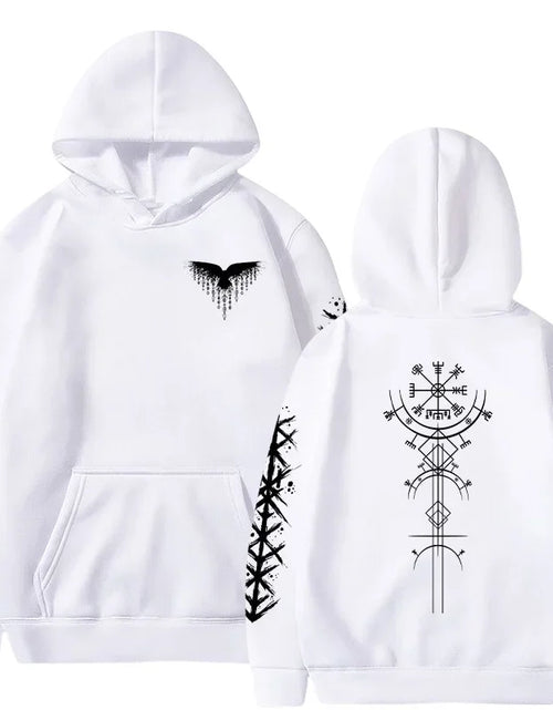 Load image into Gallery viewer, Men's Hoodie High Grade Ancient Viking Rune Pattern Sweatshirt Male
