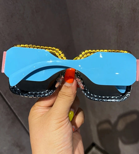 Oversized Sunglasses Big Frame Punk Sun Glasses