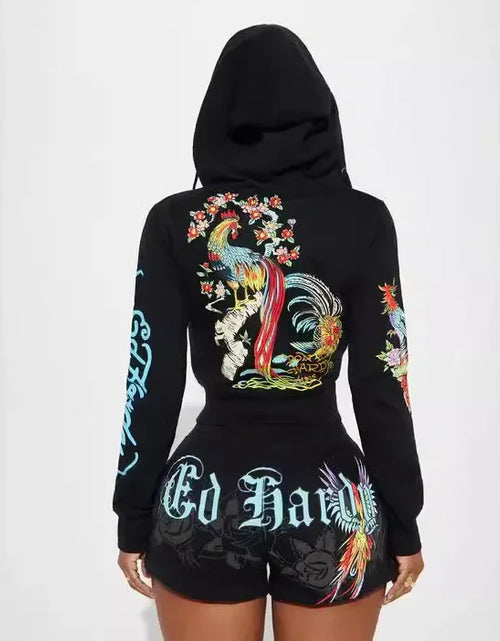 Load image into Gallery viewer, Cross-Border Style Women&#39;s Spring Summer Fashion Casual Short Set
