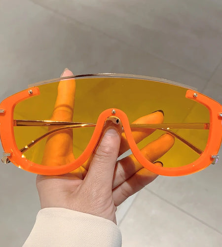 Stylish Women Sunglasses Fashion Gradient Outdoor Sports Shades Trendy Luxury Brand Design Futuristic Men Sun Glasses