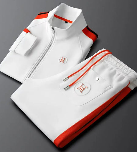 2026 Men Tracksuit Sportswear Embroidered Fashion Two-Piece Suit