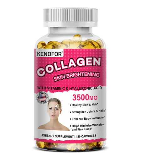 Vital Vitamins Collagen - Biotin, Hyaluronic Acid, Vitamin C - Collagen for Women - Anti-Aging Hair, Skin, Nails Beauty Complex