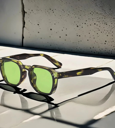 Retro Square Sunglasses UV400 Polarized Men Women Fashion Sun Glasses
