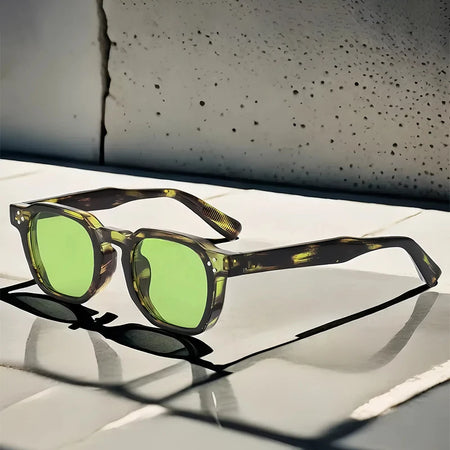 Retro Square Sunglasses UV400 Polarized Men Women Fashion Sun Glasses