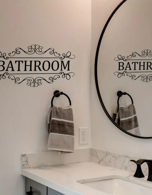 Load image into Gallery viewer, Waterproof Bathroom Wall Sticker PVC Home Art Room Decor Wall Door Stickers Bathroom Decoration Decal Home Supplies

