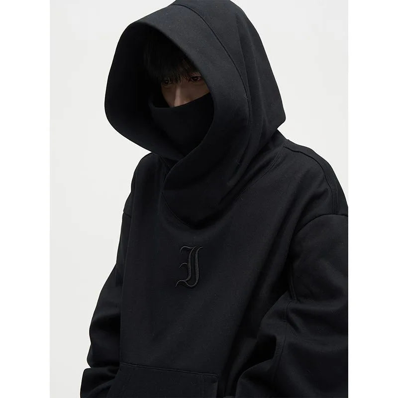 Autumn Ninja Streetwear Turtleneck Hoodies For Men