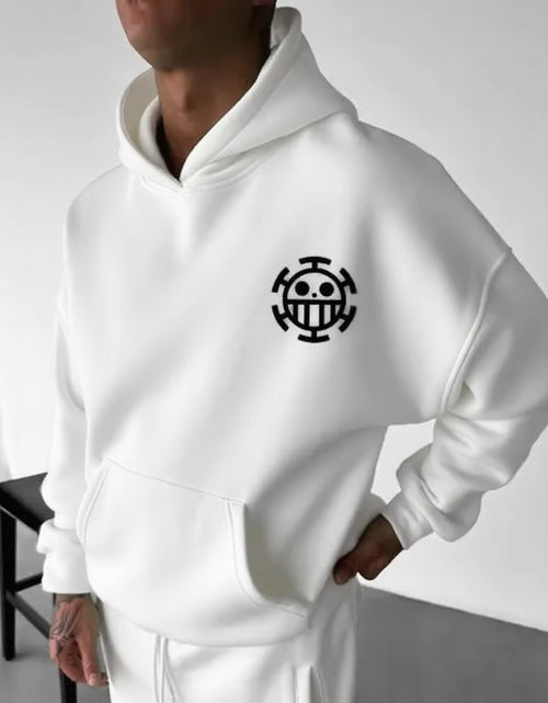 Load image into Gallery viewer, Men's Zoro Anime Men Hooded Sweatshirt Spring Cotton Streetwear Casual Hoodie Graphic Print Cosplay Long Sleeve Hoodie
