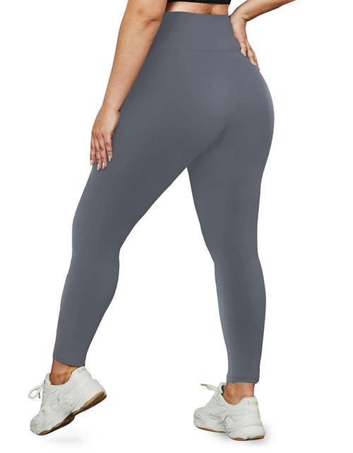 Load image into Gallery viewer, Plus Size Leggings with Pockets for Women High Waisted Tummy Control Soft Stretchy Yoga Pants for Workout Running
