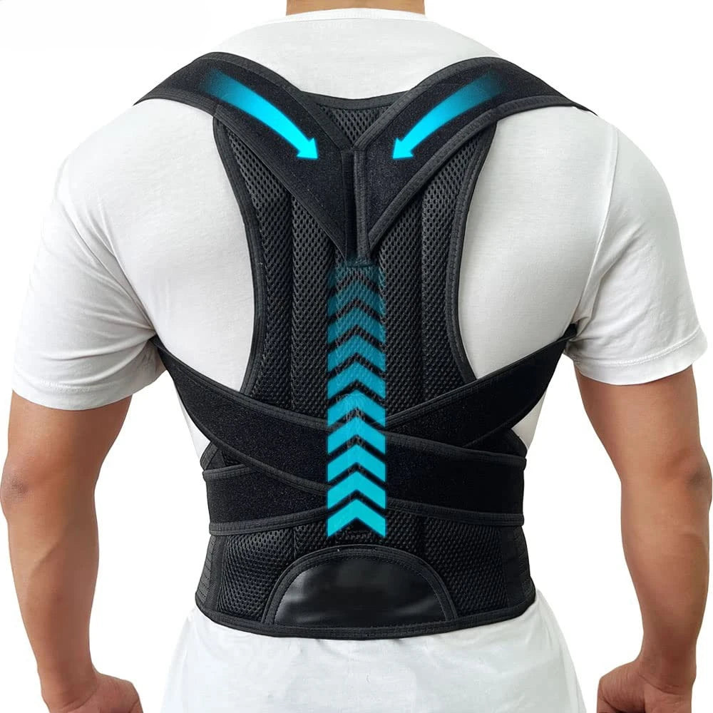 Back Brace Posture Corrector for Women & Men, Back Straightener, Scoliosis and Hunchback Correction, Adjustable Posture Trainer