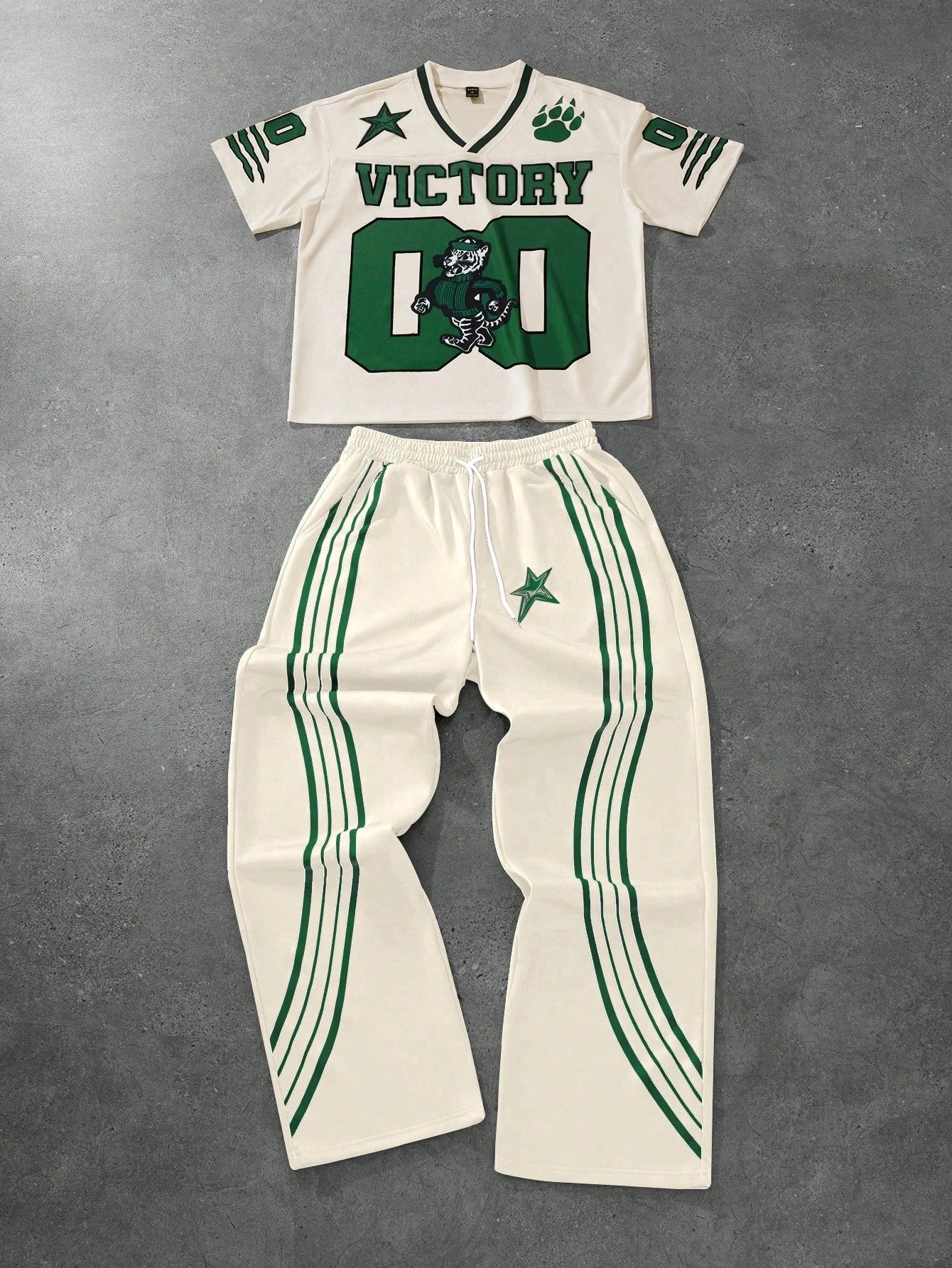 2026 Summer Men's Short Sleeved Pants 2-Piece Set With Letter Printing Casual Set