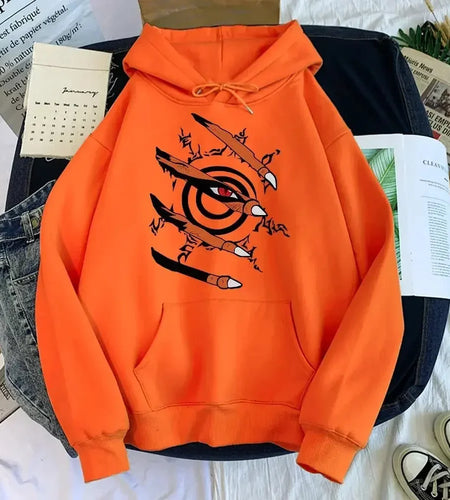 Anime and manga printed hoodies for men hooded pullovers for spring comfortable sportswear hoodie