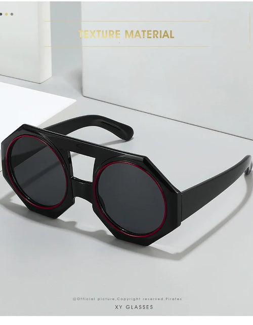 Load image into Gallery viewer, Oversized Round  Sunglasses Women 2025 Luxury Brand
