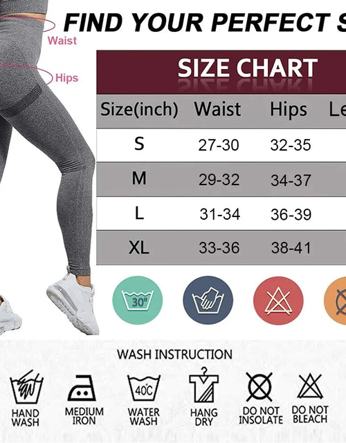 Load image into Gallery viewer, Butt Lifting Workout Leggings for Women, Scrunch Butt Gym Seamless Booty Tight
