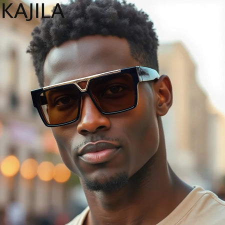 Oversized Polarized Square Sunglasses Men Big 2026 Luxury Brand Vintage Classic Shades UV400