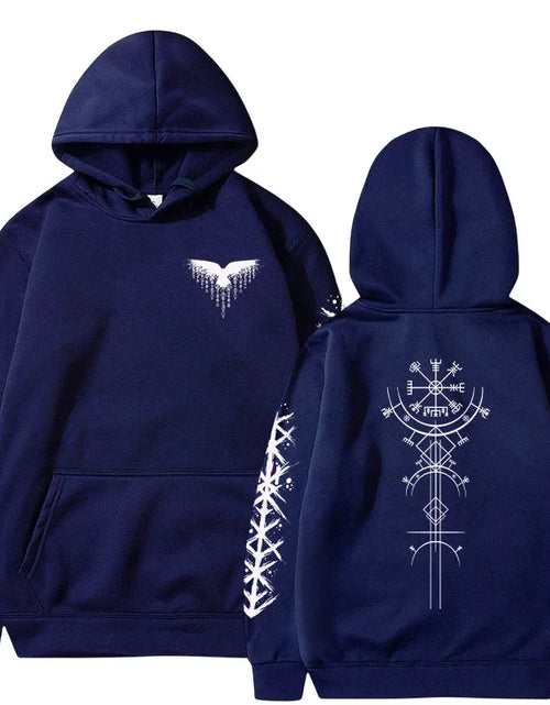 Load image into Gallery viewer, Men's Hoodie High Grade Ancient Viking Rune Pattern Sweatshirt Male
