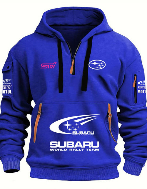 Load image into Gallery viewer, 2026 New SUBARU Racing Men's Hooded Pocket Hooded Sports Fleece Hoodie
