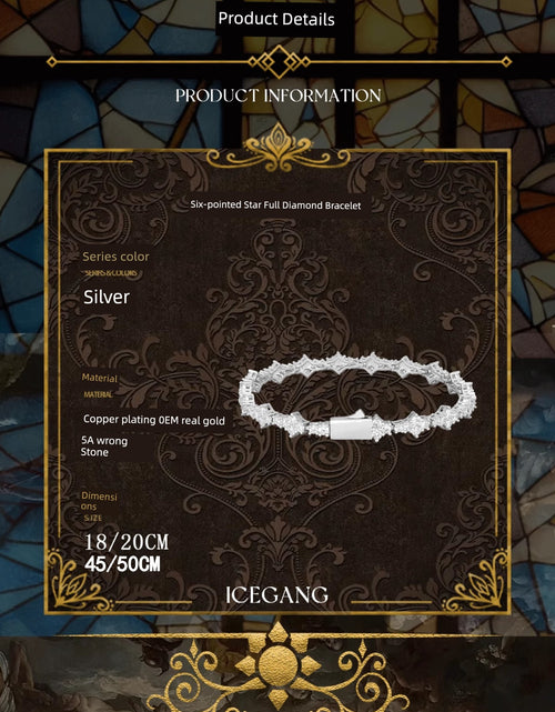 Load image into Gallery viewer, Icegang Six-Pointed Star  Bracelet
