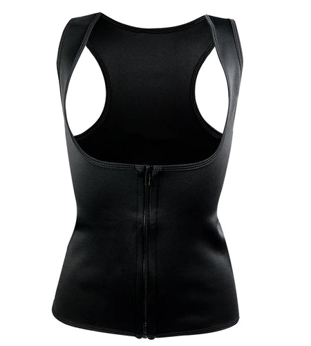 Plus Size Women's Neoprene Sauna Sweat Waist Trainer Corset Tank Top Vest Sport Workout Slimming Shaper S-6XL Fitness Clothing