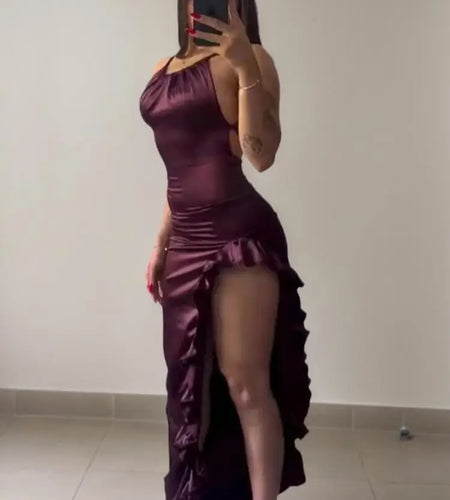 explosive new cross-border dress  sexy halter Spice Girl dress