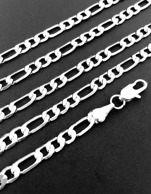 Load image into Gallery viewer, Wholesale 925 Sterling Silver Necklace 2-12mm Width 40-75cm Long Chain Lobster Clasp Men and Women E
