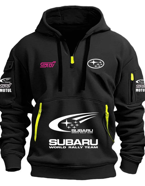 Load image into Gallery viewer, 2026 New SUBARU Racing Men's Hooded Pocket Hooded Sports Fleece Hoodie
