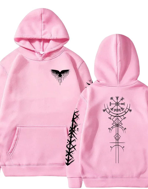 Load image into Gallery viewer, Men's Hoodie High Grade Ancient Viking Rune Pattern Sweatshirt Male
