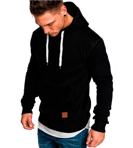 New Spring  Streetwear Fashion Outwear Men's Soild Color