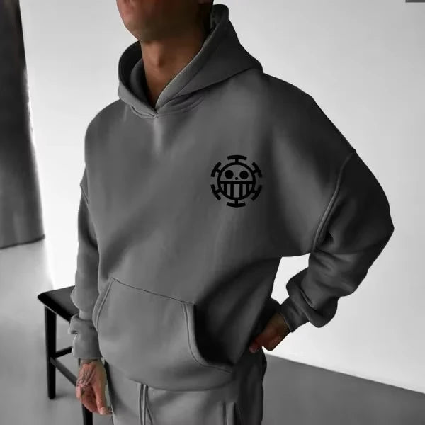 Men's Zoro Anime Men Hooded Sweatshirt Spring Cotton Streetwear Casual Hoodie Graphic Print Cosplay Long Sleeve Hoodie