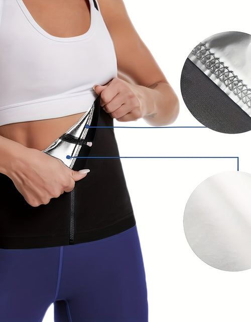 Load image into Gallery viewer, Women&#39;s Waist Trainer Shaper Sauna Sweat Belt Waist Trimmer
