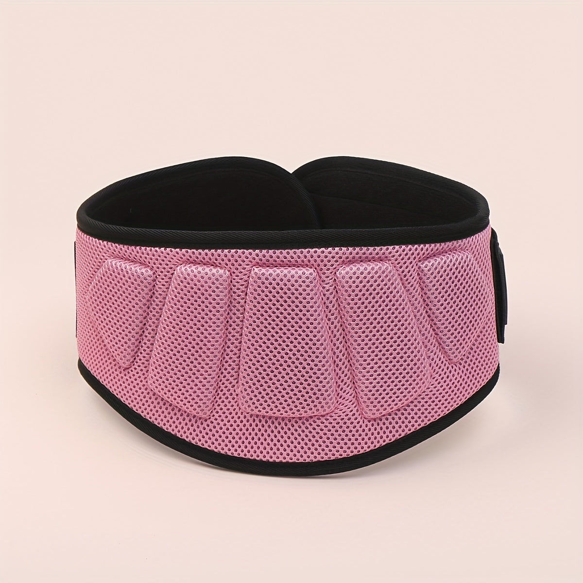 Weight Lifting Belt with Auto-Locking System & Lumbar Support - Heavy-Duty Pink/Black Gym Belt for Squats, Deadlifts, Powerlifting, Weightlifting - Adjustable Weighted Workout Belt for Men & Women (No Bulk)