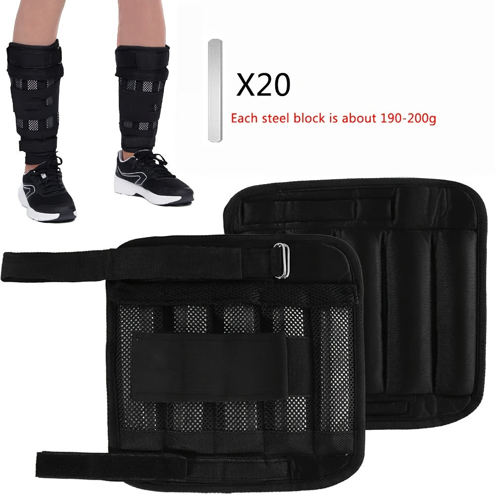 Adjustable weighted vest/weighted leggings, running, jogging fitness weight equipment/adjustable weighted ankle strap steel block