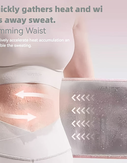 Load image into Gallery viewer, Slimming Sweat Belt Fitness Waist Belt Support for Abdominal Exercise Training to Lose Weight, for Men And Women 5x Sweat, for Fitness
