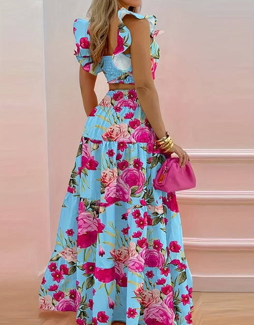 Load image into Gallery viewer, Sexy Printed Top And Skirt Fashion Set, Two-piece Set Summer Ready
