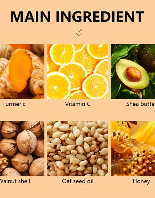 Load image into Gallery viewer, Turmeric Lip Scrub - Vitamin C &amp; Honey Infused, Super Moisturizing Pink Lips, Gentle Exfoliation for Soft &amp; Smooth Lips, All Skin Types, Natural Ingredients, Natural Beauty Product | Gentle Exfoliation | Moisturizing Ingredie
