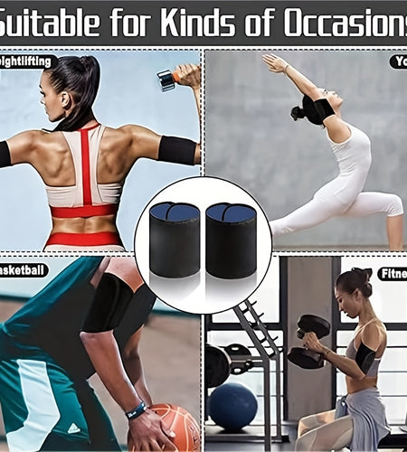 A Pair Of Arm Trimmers, Sauna Sweat Arm Shaping Straps, Adjustable Arm Trainers, And Arm Guards Suitable For Both Men And Women. Suitable For Arm Shaping
