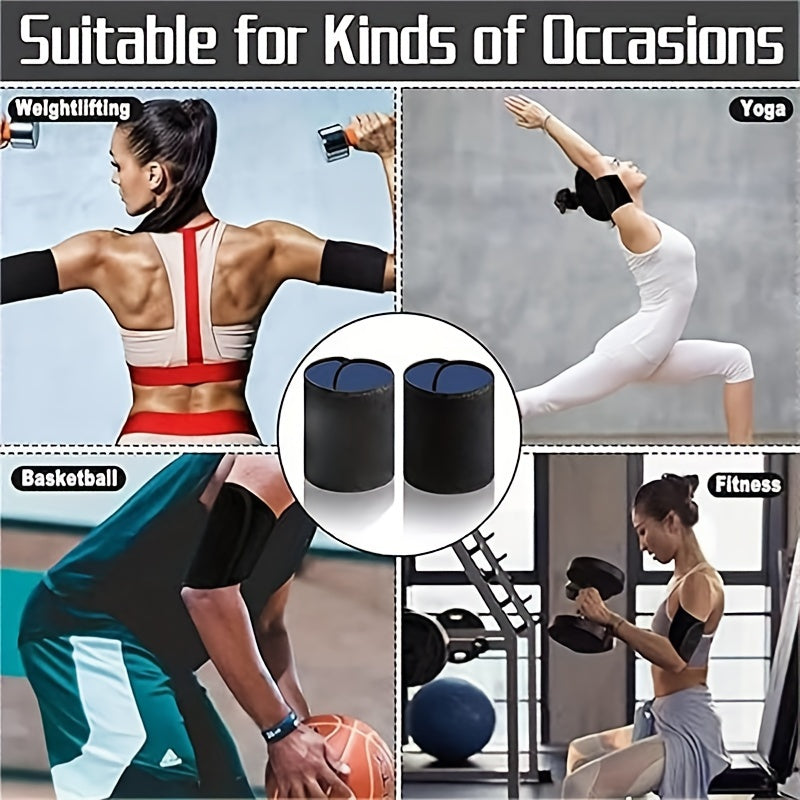 A Pair Of Arm Trimmers, Sauna Sweat Arm Shaping Straps, Adjustable Arm Trainers, And Arm Guards Suitable For Both Men And Women. Suitable For Arm Shaping