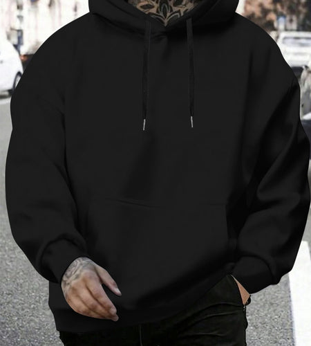 A “I Avoid Shit Because My Temper - Edgy and Cautionary Typography” Bold and Temper - awareness - oriented Comfortable Men's Back - printed Hoodie