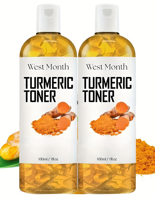 Load image into Gallery viewer, Turmeric Brightening Toner, Moisturizing Hydrating Toner, Collagen And Mint Leaf Extract, Facial Skincare 100ml * 4/2/1Pcs
