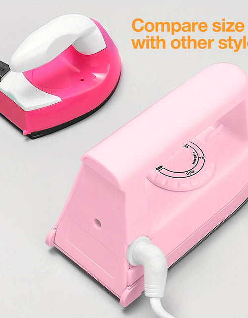 Load image into Gallery viewer, [Portable Mini Iron Heat Press] Mini 1pc Craft Iron Heat Press - 400W Portable Iron with Charging Base - Ideal for DIY T-Shirts, Shoes, Bags &amp; Vinyl Projects
