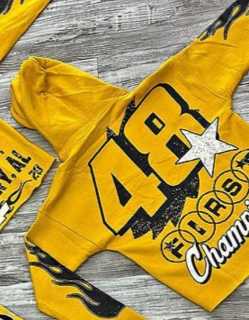 Load image into Gallery viewer, Urban Sweater Set Men&#39;s Hip Hop Drippy Loose Hooded Sweater &amp; Flared Pants Set
