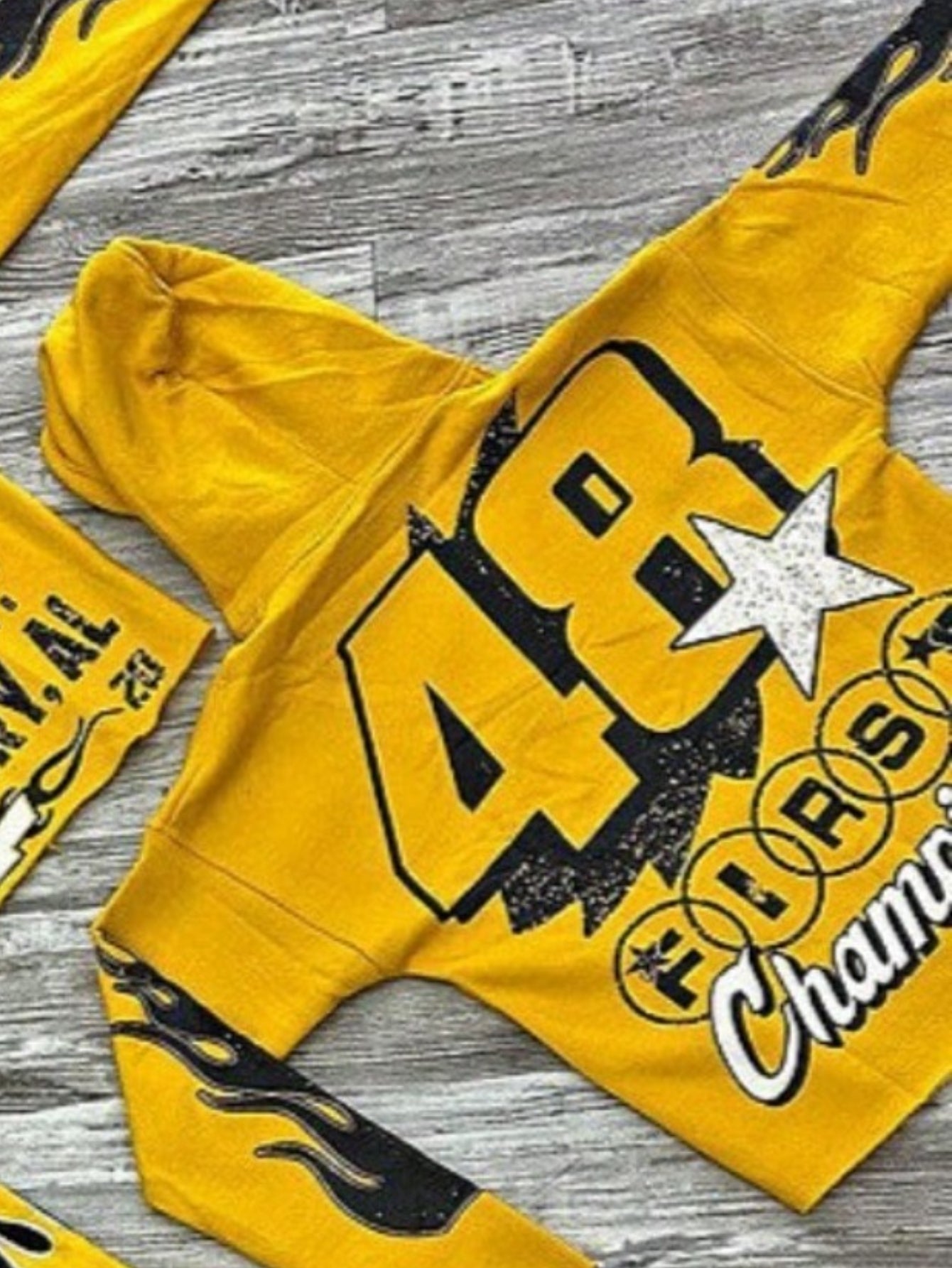 Urban Sweater Set Men's Hip Hop Drippy Loose Hooded Sweater & Flared Pants Set