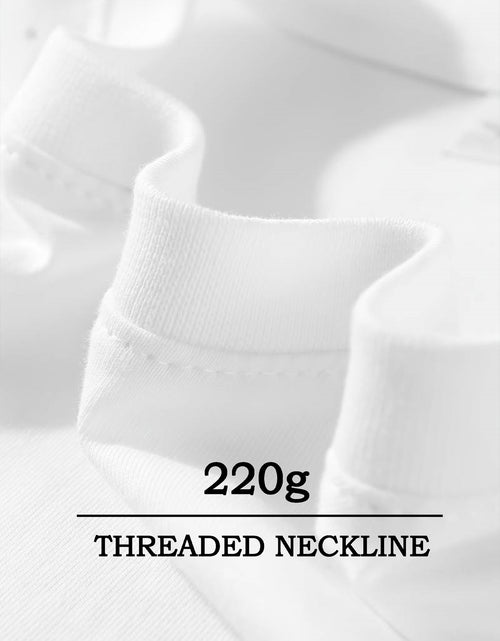 Load image into Gallery viewer, [Cotton T-Shirt] Cotton 220G Print Round Collar T-Shirt | Men Fashion Casual Combed Cotton, Leave The Risk Or Find The Opportunity Pattern Print, a Certain Thickness Suitable for Summer Wear
