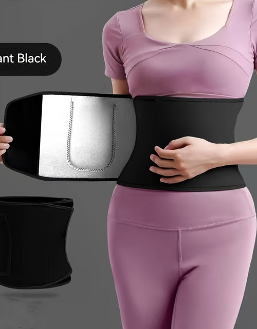 Load image into Gallery viewer, Slimming Sweat Belt Fitness Waist Belt Support for Abdominal Exercise Training to Lose Weight, for Men And Women 5x Sweat, for Fitness
