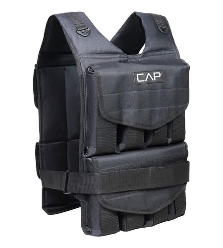 40 LB Adjustable Weighted Vest for Strength Training, Workout and Running, Body Weight Vest for Men and Women, Weighted Jacket, Removable Weight Included, Regular Length