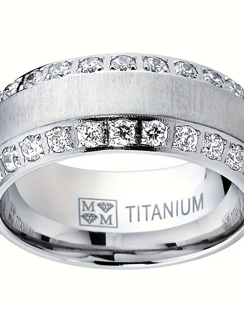 Load image into Gallery viewer, Elegant Zinc Alloy Ring for Men 925 Silver Plated Wedding &amp; Engagement Ring Daily Wear Fashion Jewelry, Great Price
