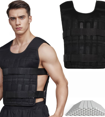 Adjustable weighted vest/weighted leggings, running, jogging fitness weight equipment/adjustable weighted ankle strap steel block