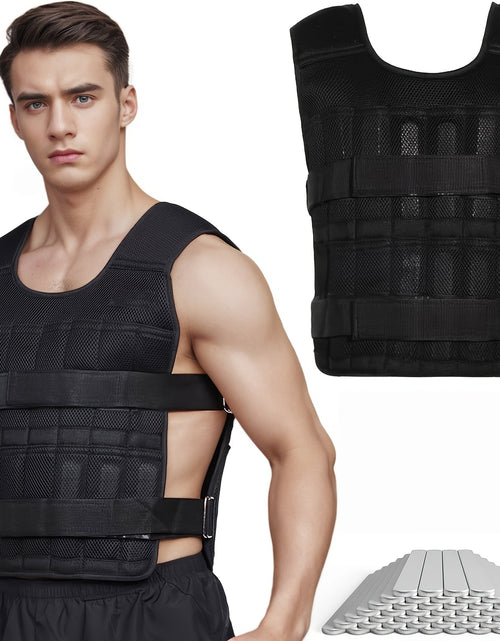 Load image into Gallery viewer, Adjustable weighted vest/weighted leggings, running, jogging fitness weight equipment/adjustable weighted ankle strap steel block
