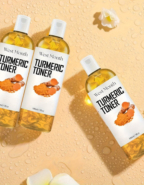 Load image into Gallery viewer, Turmeric Brightening Toner, Moisturizing Hydrating Toner, Collagen And Mint Leaf Extract, Facial Skincare 100ml * 4/2/1Pcs
